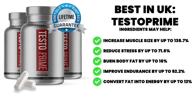 TestoPrime Best UK Testosterone Booster